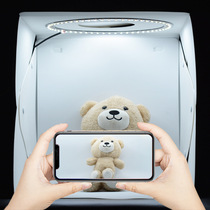 30CM Small LED three-color temperature adjustable softbox foldable shooting supplementary light box product Live Studio