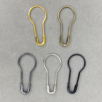 Silver universal gourd needle wedding gold pin bright black bronze paper clip clothing tag metal buckle gun color safety paper clip clothing store label small clasp pin brooch