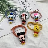 Korea new cute cartoon hair rope random