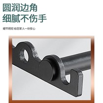 Folding invisible drying rack rod Wall-mounted punch-free balcony indoor drying clothes artifact toilet bathroom telescopic