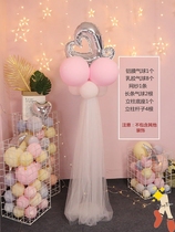 Wedding room Balloon column road lead bracket Wedding opening birthday first anniversary party scene decoration