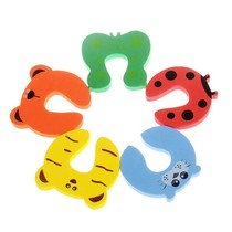 Anti-pinch hand door door clip children Children Baby Baby Baby safe anti-pinch hand thickened cartoon door clip anti-pinch hand safety
