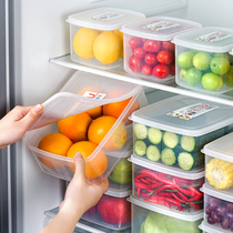 Japan imported refrigerator storage box Food special kitchen frozen sealed frozen dumplings egg fruit preservation box
