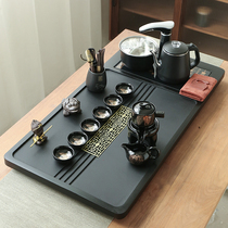 Complete set of Wujin Stone tea tray high-end tea set tea set full automatic one home living room light luxury modern tea table