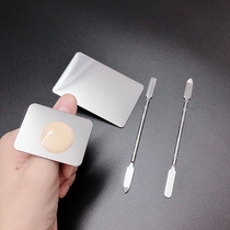 Foundation Palette Color Palette Mini Ring Harmonic Plate Makeup Artist Professional Nail Plate Stainless Steel