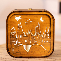 Harry Potter peripheral music box music box 3D nightlight to send girls and children birthday gifts creative Valentine's Day