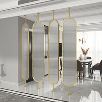 Nordic glass screen modern simple living room entrance cover can rotate Changhong tempered screen partition wall