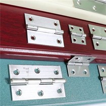 Stainless steel hinge wardrobe door flat hinge folding thick hinge door and window small folding hardware accessories