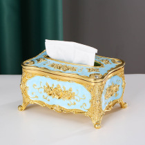 Light luxury drawing paper box household living room tea table tissue box high-grade creative Net red toilet toilet toilet towel holder