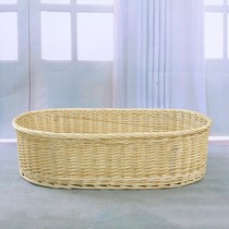 Rattan baby cradle nest coax baby car baby sleeping basket hanging basket supplies newborn portable bed solid wood cart rocking chair