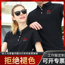 Overalls polo shirt custom T-shirt enterprise short sleeve cultural shirt custom cotton garment team building clothing embroidered logo