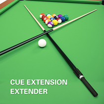 Black White Pool Cue Extension Extender Indoor Entertainment