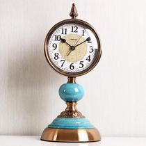 American retro mute clock clock living room decoration creative ornaments clock European style clock