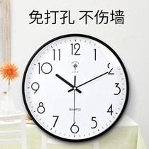 Wall clock living room Nordic clock Wall home clock modern simple atmospheric wall watch fashion quartz clock