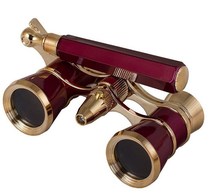 With handle LED light boutique theater binoculars metal telescope optical glass lens telescope