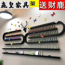 European nail polish shelf Wall nail shop rack U-shaped nail polish shelf display rack multi-layer