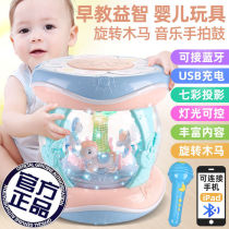 Baby Music hand clap drum children beat drum charging early Education 8 puzzle 1 year 0-6 months 16 baby toys 3