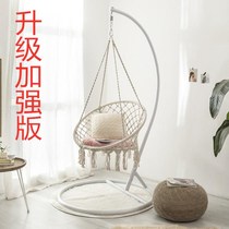 ins hanging chair Nordic tassel indoor net red balcony adult leisure cradle chair home room hanging basket swing