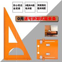 Woodworking special tools Bakelite Triangle triangle 90 degrees Queen Square Square patron feet Carpenter footsteps