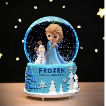 Rotating ballet girl dance princess music box girl Crystal Ball Music Box children cute birthday gift