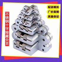Manufacturer invisible door stainless steel dark hinge concealed hinge Hide cross folding door concealed door wood door Heba concealed