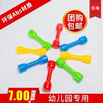 Children's dumbbell kindergarten audio toys hand-held gymnastics performance professional primary school students environmental protection light equipment fitness