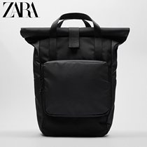 ZARA Winter New Men's Bag Black Large Capacity Practical Backpack 13207920040