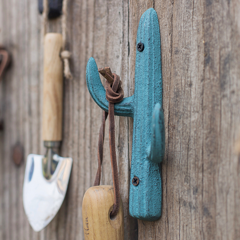 4 62 Culvert Cast Iron Cactus Hook Wall Hook Zakka Grocery Garden