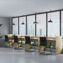 Study desk Study room Partition table and chair combination Window side study desk College graduate study desk Single seat