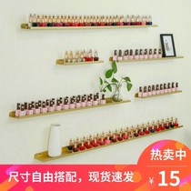 Nail art shelf upper wall wall display rack nail polish shelf cosmetic board products nail polish rack storage shelf