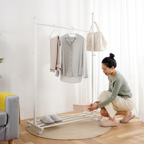  Juyou hanger floor-to-ceiling bedroom simple home mobile clothes drying rack Single pole indoor small coat rack