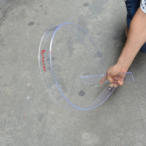 Glass tool ruler T-angle square ruler plastic non-double scale accurate glass knife transparent drawing glass