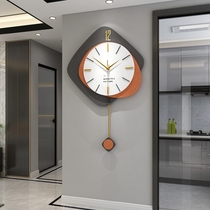 Clock and clock living room simple modern home fashion personality creative Net red hanging watch light luxury decorative clock hanging wall