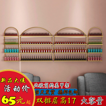 Nail polish rack nail polish rack wrought iron wall hanging nail salon display rack cosmetics wall rack nail polish rack