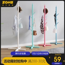 Coat rack Floor-to-ceiling household indoor simple hanger Simple economical multi-function space-saving storage rack
