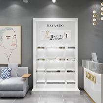 New cosmetics display cabinet Mask product cabinet shelves Schwarzkopf product cabinet Beauty salon paint counter