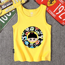2018 New childrens clothing girls summer cotton sleeveless vest girls short sleeve T-shirt female baby coat