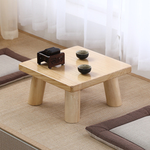 Japanese style floating window table solid wood tatami table Zen B & B Kang table home creative low table window sill small coffee table