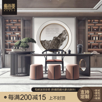 New Chinese all solid wood tea table and chair combination Zen Kung Fu tea table tea table office tea table tea room furniture