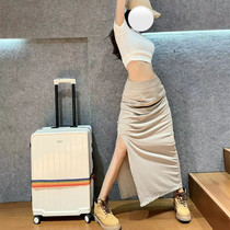 Small fresh suitcase female mute universal wheel suitcase student 24 inch fashion PC trolley case boarding 20 inch male