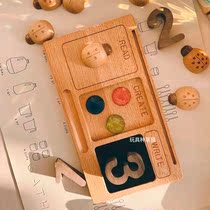 Ladybug Counting Enlightenment Toy Children Digital Cognition Multifunction Plus Subtraction Teaching Aids Operation Small Blackboard Nursery School