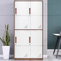 Four-door locker Staff dormitory Six-door locker Nine-door workshop shoe cabinet Office tin locker white