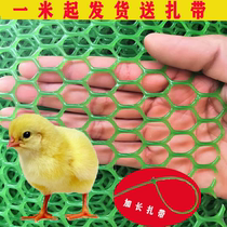 Green plastic flat net balcony protective mesh safety anti-falling net wrinkle foot pad net breeding net breeding net chicken raising duck