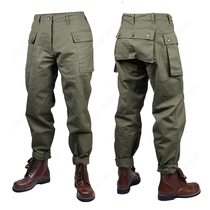 World War II US HBT USMC P44 trousers Marine Corps casual retro military tooling loose Vint