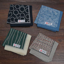 (Cool Pa) Japanese Pure Cotton Rub Sweaty Handkerchief cotton handkerchief Sweat Khan Retro Art Thickening Recommendation