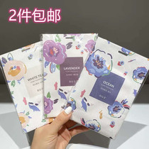 Selected oce floral new sachet with ribbon hanging wardrobe car deodorant fresh air white tea green tea