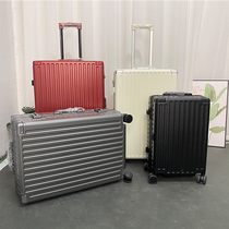 Exported to Japan retro aluminum frame box mute universal wheel password box 20 inch boarding box 24 suitcases 26 suitcases