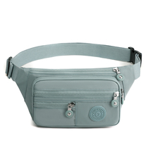 New womens chest bag fashion chest bag womens Korean version casual ladies shoulder bag lightweight nylon cloth bag Messenger backpack