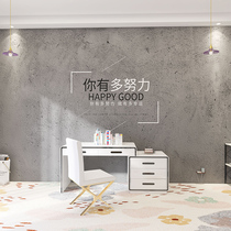 3d retro industrial wind cement wallpaper gray corporate image background gym office front desk company wallpaper