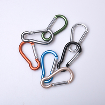 Outdoor small mountaineering buckle backpack lock external adhesive hook gourd type safety insurance connection quick-hanging keychain